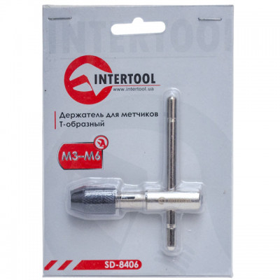 Тримач для мітчиків Т-подібний M3-M6 Intertool